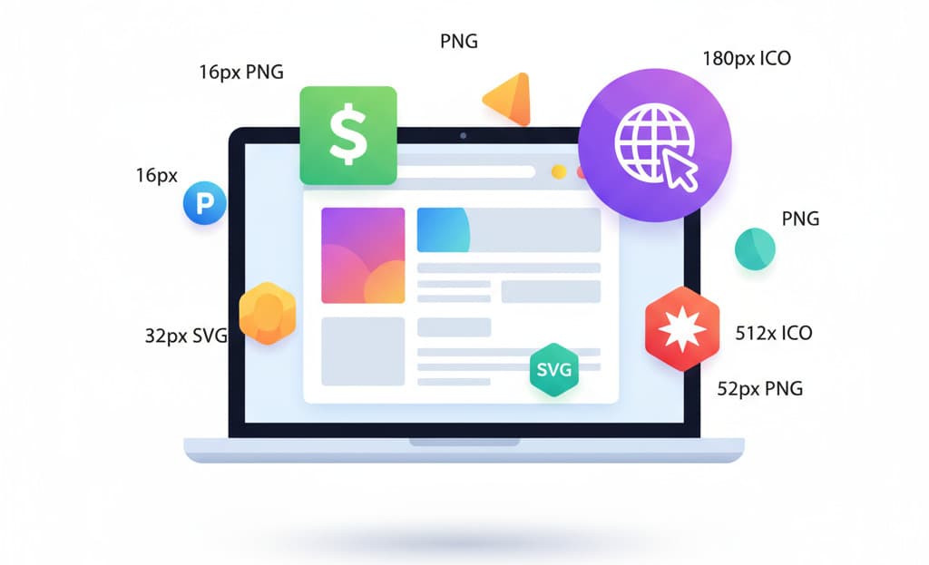 Wie viele Favicons braucht eine Website?